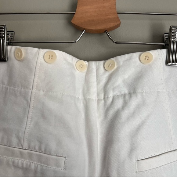 Tibi White Wide Leg Pants Trousers - Picture 3 of 6